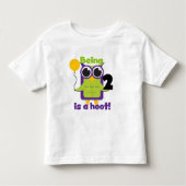 Hoot Uil 2e Verjaardag T shirten en geschenken Kinder Shirts (Voorkant)