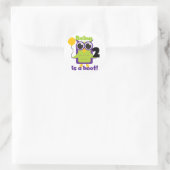 Hoot Uil 2e Verjaardag T shirten en geschenken Ronde Sticker (Tas)