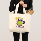 Hoot Uil 3e Verjaardag T-shirts en geschenken Grote Tote Bag (Voorkant (product))