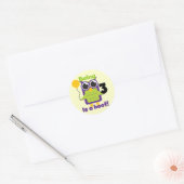 Hoot Uil 3e Verjaardag T-shirts en geschenken Ronde Sticker (Envelop)