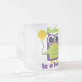 Hoot Uil 5e verjaardag T-shirts en geschenken Matglas Koffiemok (Voorkant links)