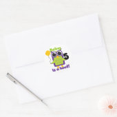 Hoot Uil 5e verjaardag T-shirts en geschenken Ronde Sticker (Envelop)