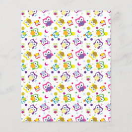 Hoot Woodland Uil Patroon Scrapbooking Papier