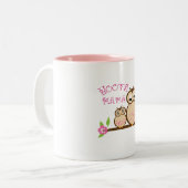 Hoota Mama Tweekleurige Koffiemok (Voorkant links)