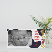 Hootenanny Hoedown Cowboy Thét Bedankt - (Staand voorkant)