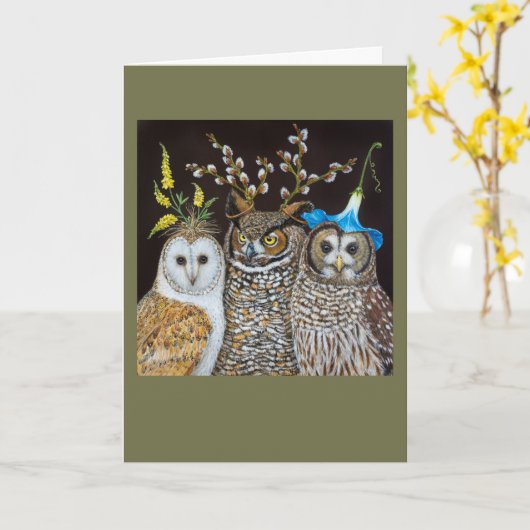 Hootenanny Time-kaart Kaart (Gele Bloem)