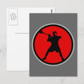 hooterrood briefkaart (Voorkant / Achterkant)