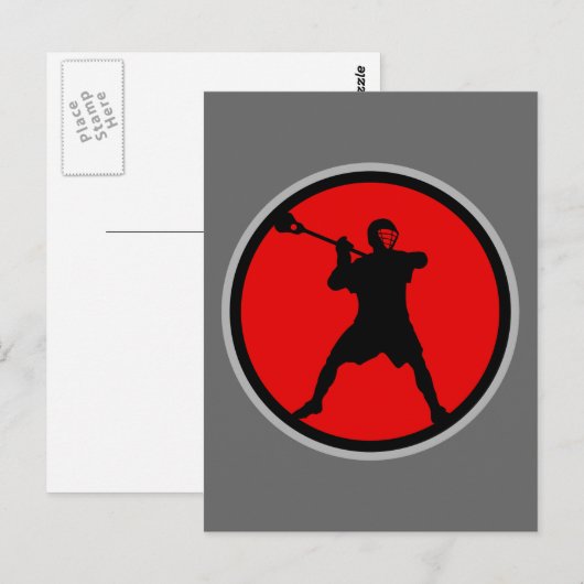 hooterrood briefkaart (Voorkant / Achterkant)