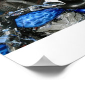 Hooters Girl op Bike Poster (Hoek)