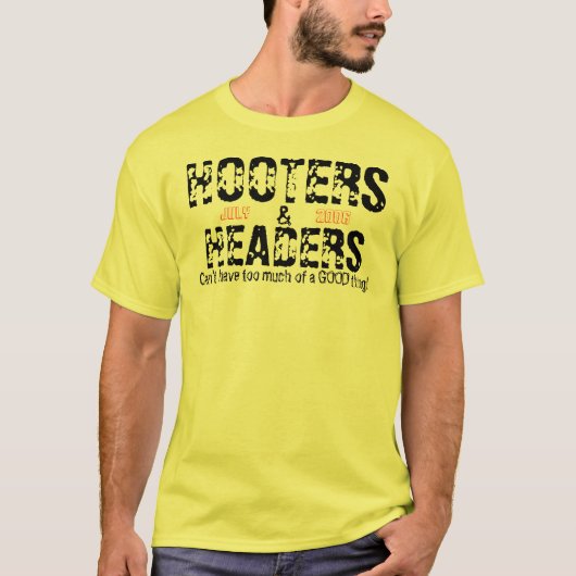 HOOTERS, KOPERS, kunnen niet te veel GOED hebben.. T-shirt (Voorkant)