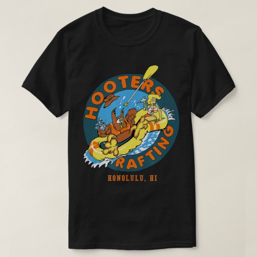 Hooters Rafting Honolulu T-shirt (Design voorkant)