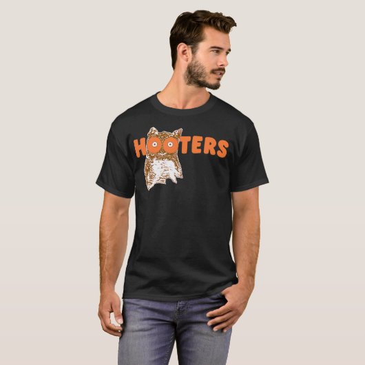 Hooters Retro Logo T-shirt (Voorkant volledig)
