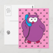 Hootie Call Briefkaart (Voorkant / Achterkant)