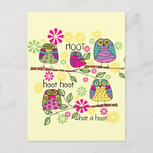 Hootie Owl Briefkaart