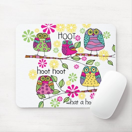 Hootie Owl Muismat (Met muis)