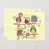 Hootie Owls Briefkaart (Voorkant / Achterkant)