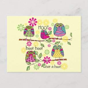Hootie Owls Briefkaart