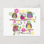 Hootie Owls Briefkaart (Voorkant)
