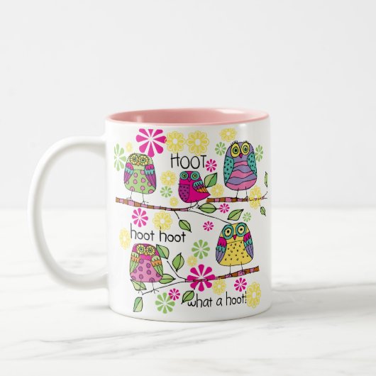 Hootie Owls Tweekleurige Koffiemok (Links)