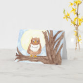 Hootie-Wenskaart Kaart (Gele Bloem)