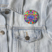 Hootin' Annie geactiveerd Ronde Button 5,7 Cm (In situ)