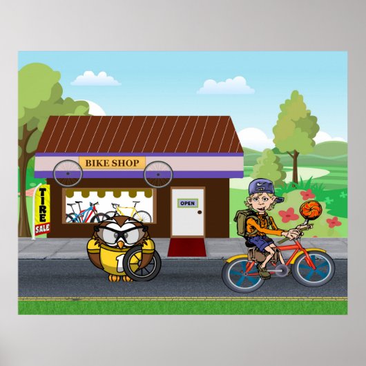 Hootin' Cycles Poster (Voorkant)