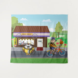 Hootin' Cycles Wandkleed
