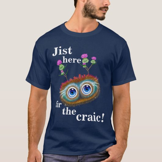 Hoots Toots Haggis. Hier voor de Craic. T-shirt (Voorkant)