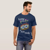 Hoots Toots Haggis. Lang May Yer Lum Reek. T-shirt (Voorkant volledig)
