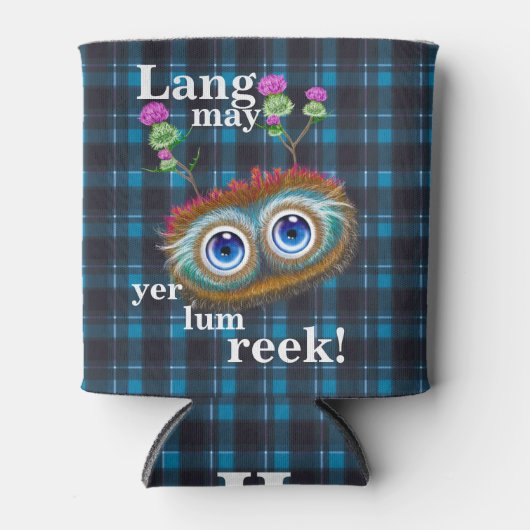 Hoots Toots Haggis. Schotse wijsheid. Blikjeskoeler (Voorkant)