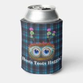 Hoots Toots Haggis. Schotse wijsheid. Blikjeskoeler (Blikje Achterkant)