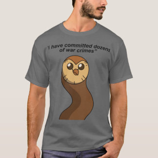Hooty has committed war crime Perfect Gift Owl hou T-shirt