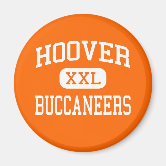 Hoover - Buccaneers - Middelbare school - Hoover A Magneet (Voorkant)
