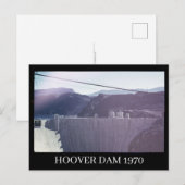 Hoover Dam 1970 Briefkaart (Voorkant / Achterkant)