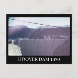 Hoover Dam 1970 Briefkaart