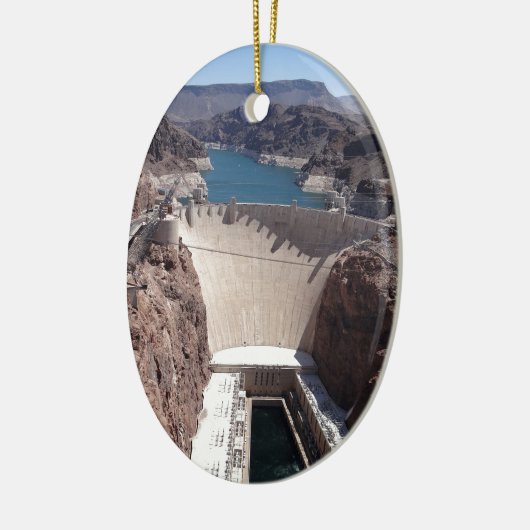 Hoover Dam 3 Keramisch Ornament (Links)