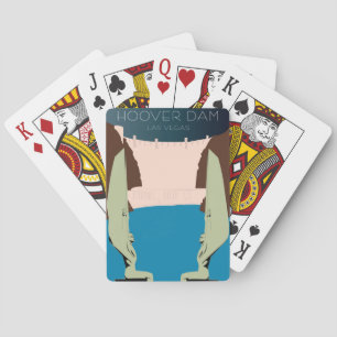 Hoover Dam-afspeelkaarten Pokerkaarten