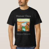 Hoover Dam, Arizona-Nevada T-shirt (Voorkant)