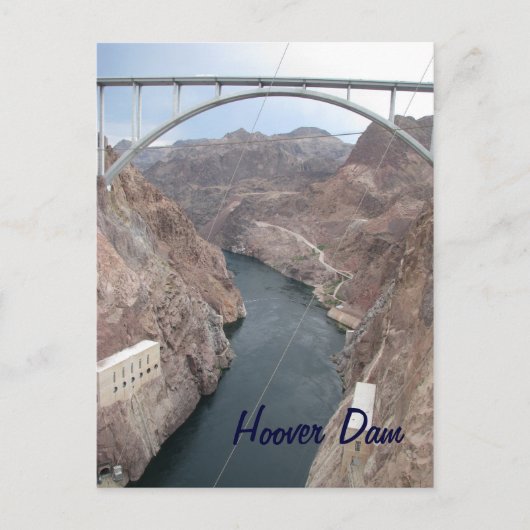 Hoover Dam Bridge Briefkaart (Voorkant)