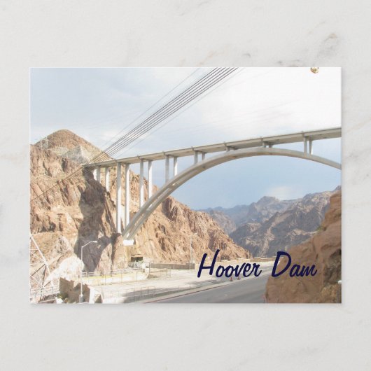 Hoover Dam Bridge Briefkaart (Voorkant)