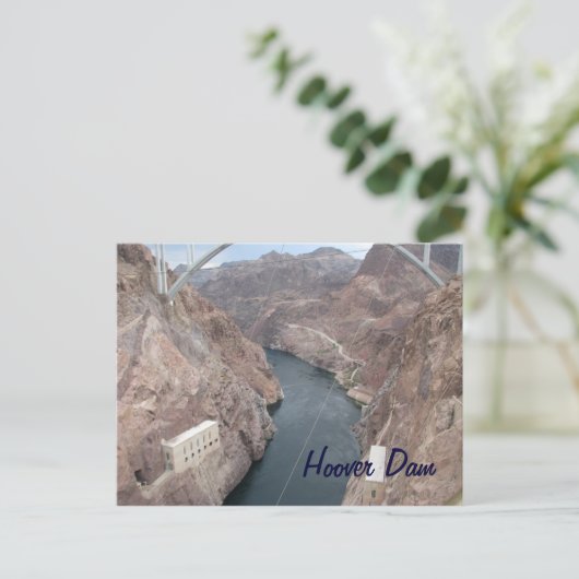Hoover Dam Bridge Briefkaart (Staand voorkant)
