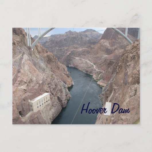 Hoover Dam Bridge Briefkaart (Voorkant)