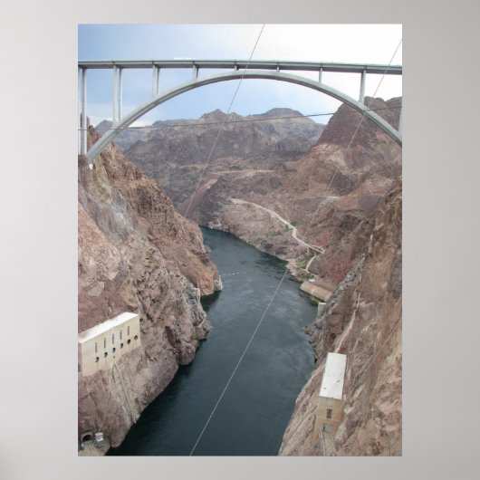 Hoover Dam Bridge Poster (Voorkant)