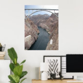 Hoover Dam Bridge Poster (Thuiskantoor)