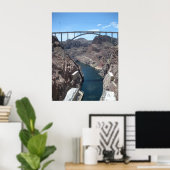 Hoover Dam Bridge Poster (Thuiskantoor)