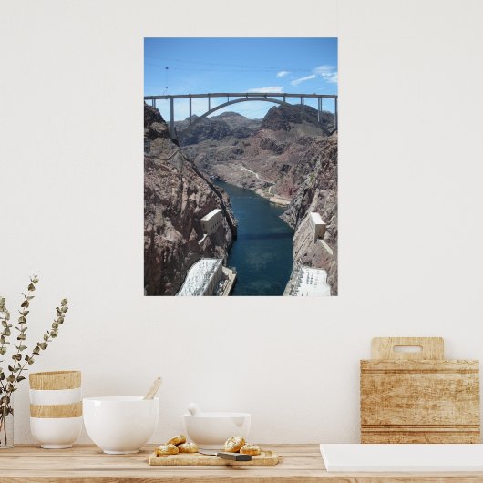 Hoover Dam Bridge Poster (Keuken)