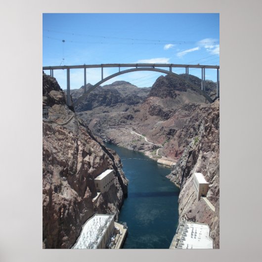 Hoover Dam Bridge Poster (Voorkant)