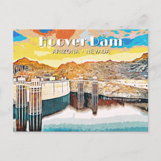 Hoover Dam Briefkaart