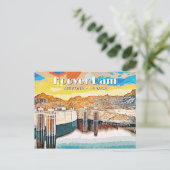 Hoover Dam Briefkaart (Staand voorkant)