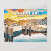 Hoover Dam Briefkaart (Voorkant)